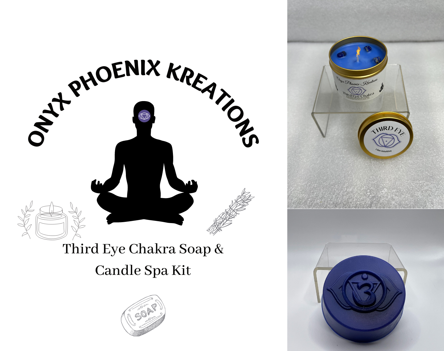 Third Eye Soap and Candle Spa Kit