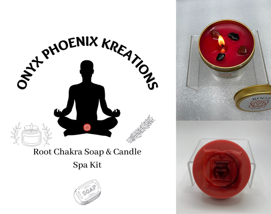 Root Chakra Soap and Candle Spa Kit