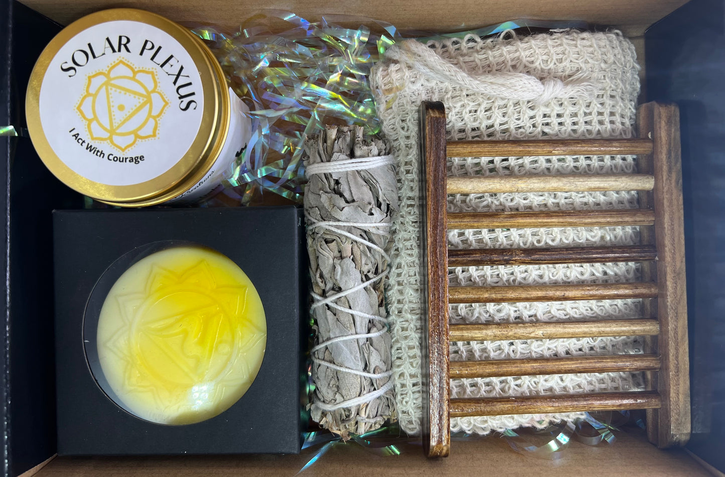 Solar Plexus Chakra Soap and Candle Spa Kit