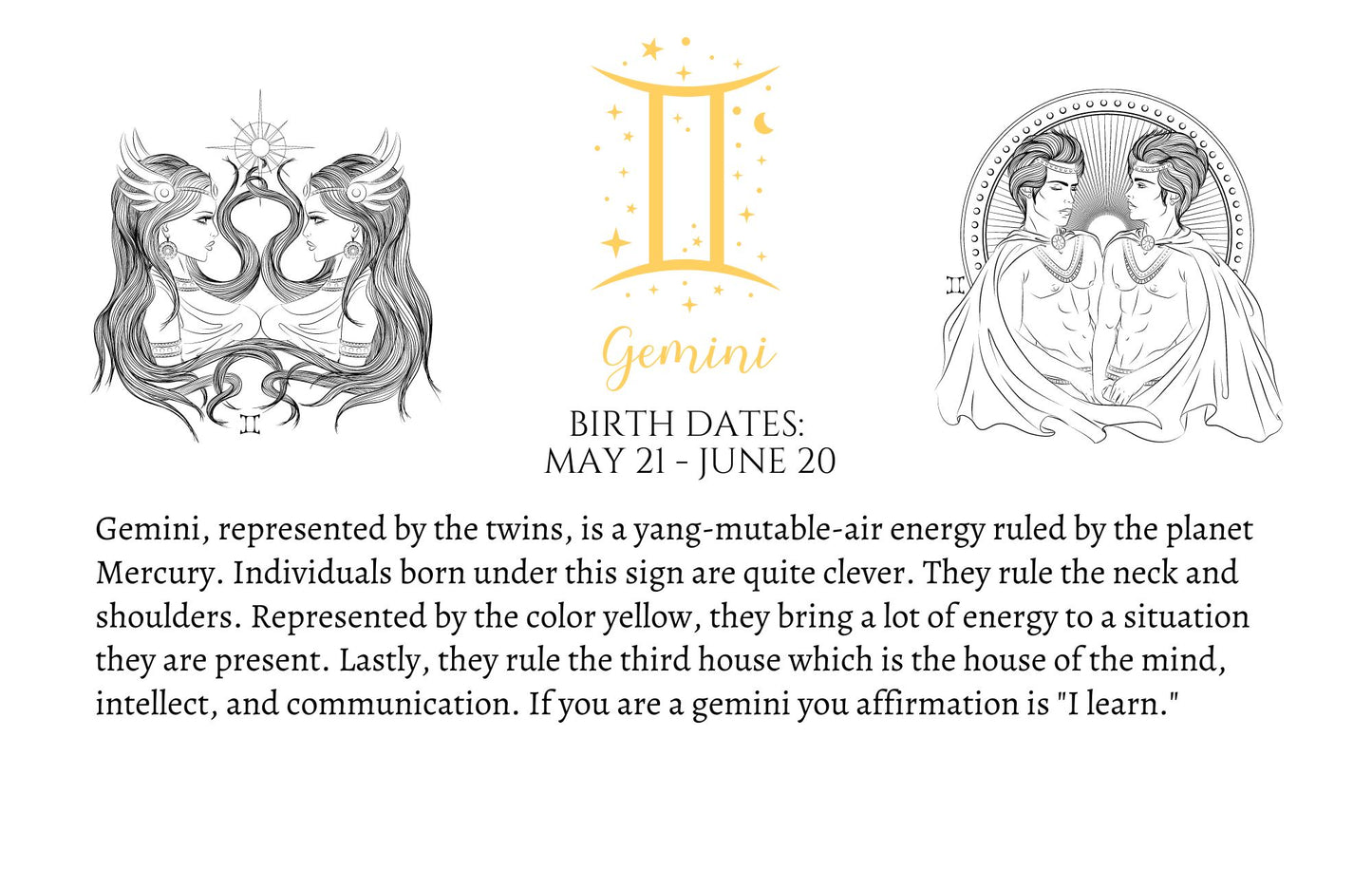 I Am Gemini Candle