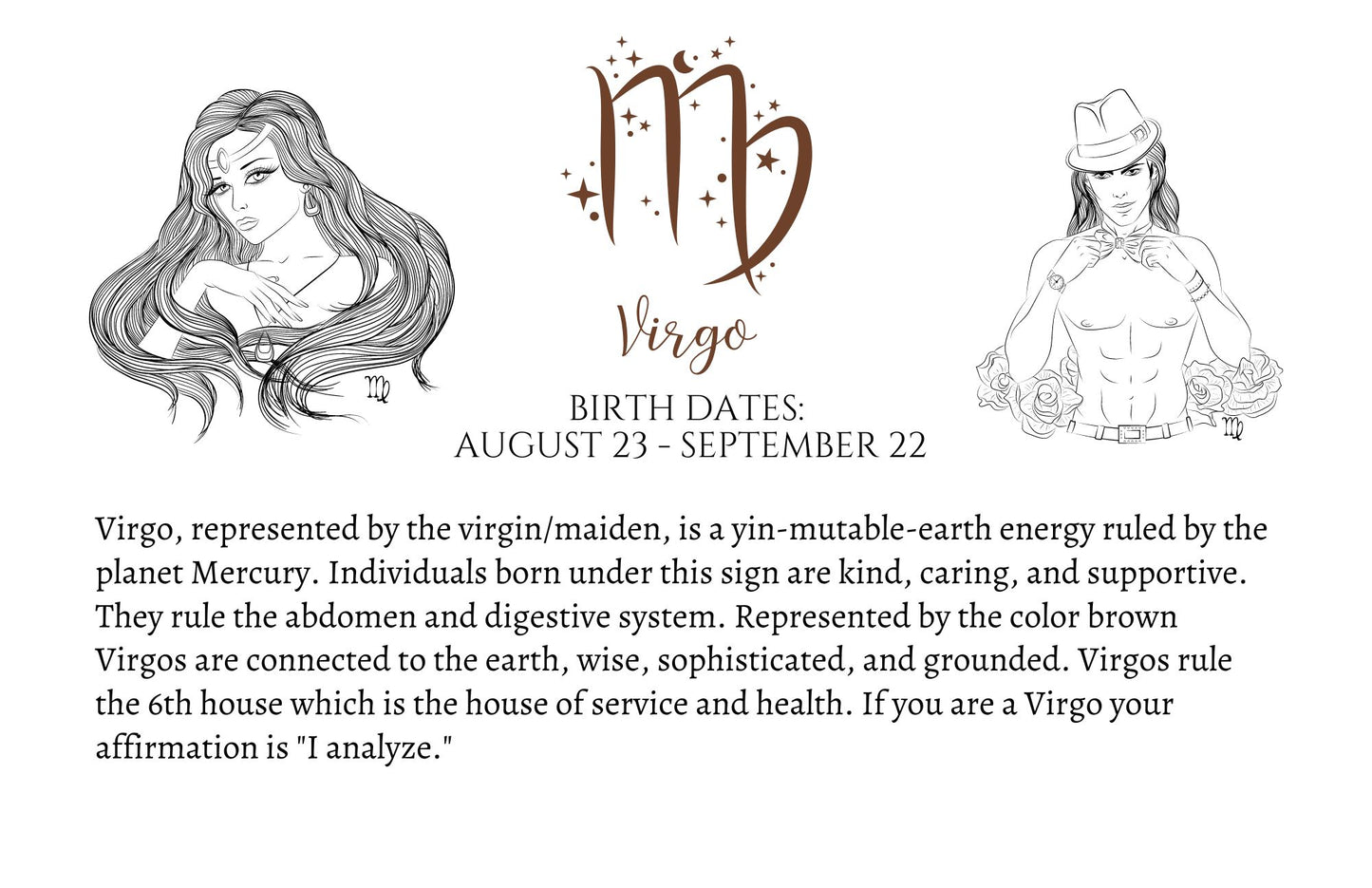 I Am Virgo Candle