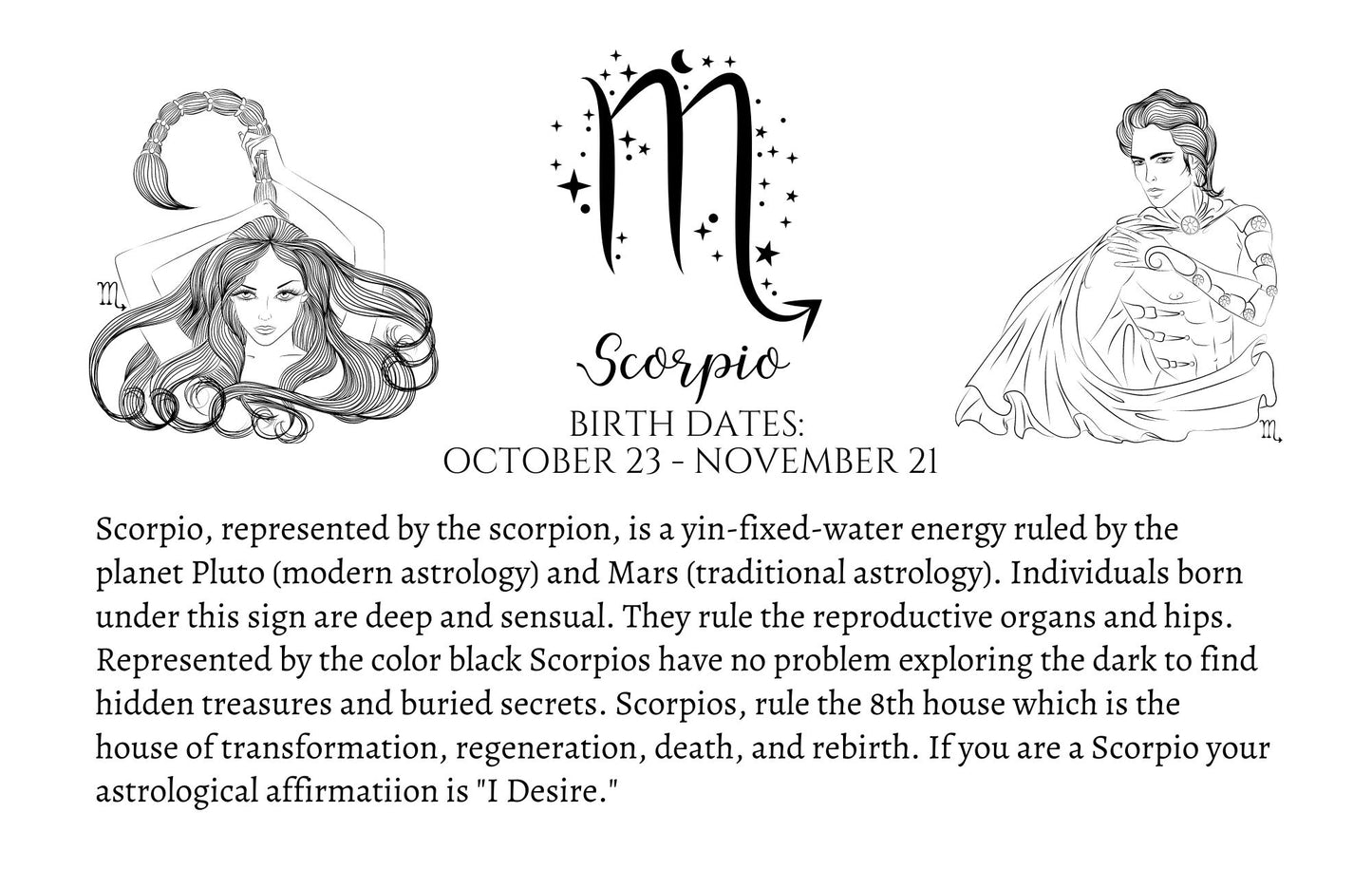 I Am Scorpio Candle