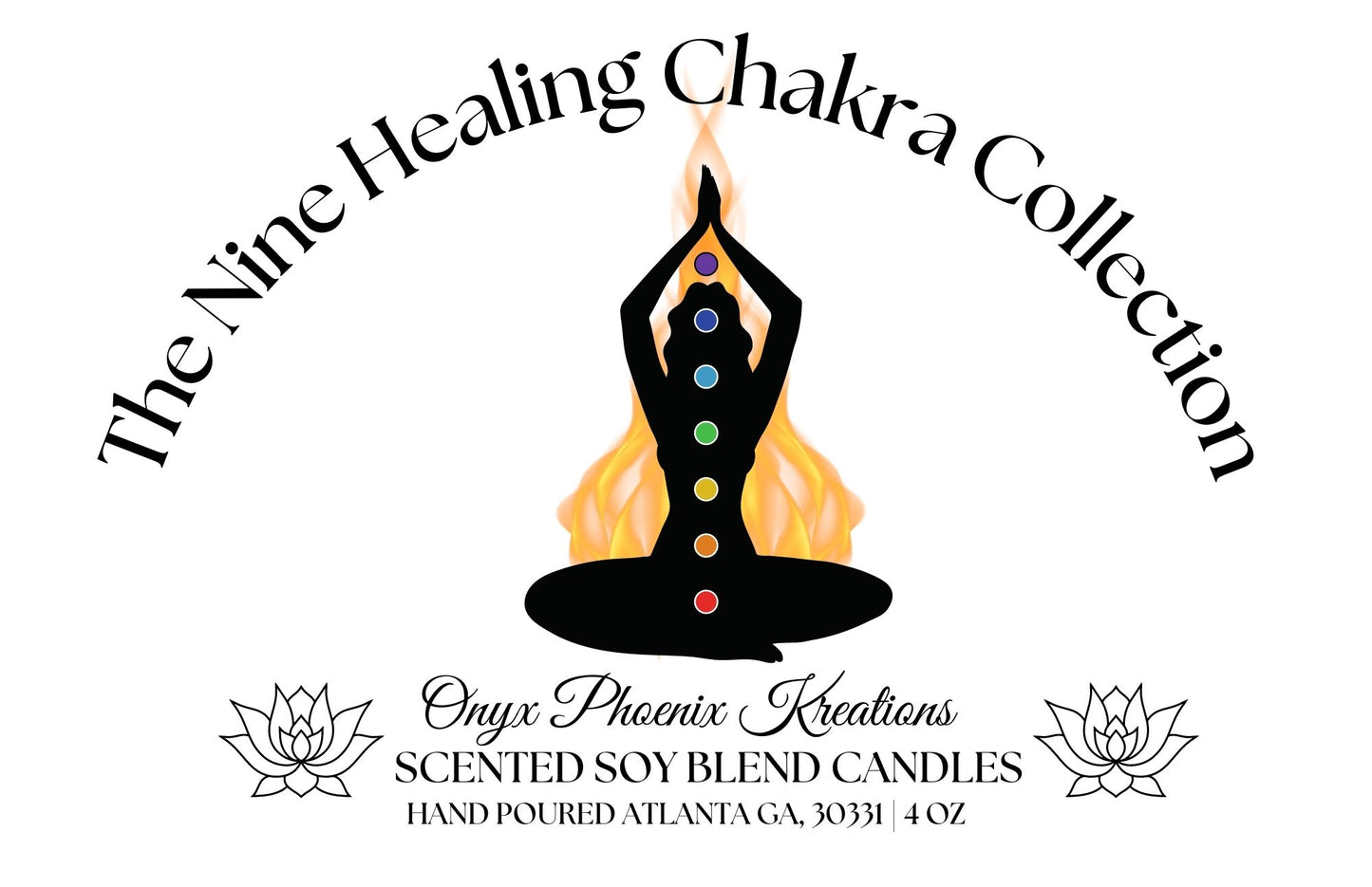 The Nine Healing Chakra Candles