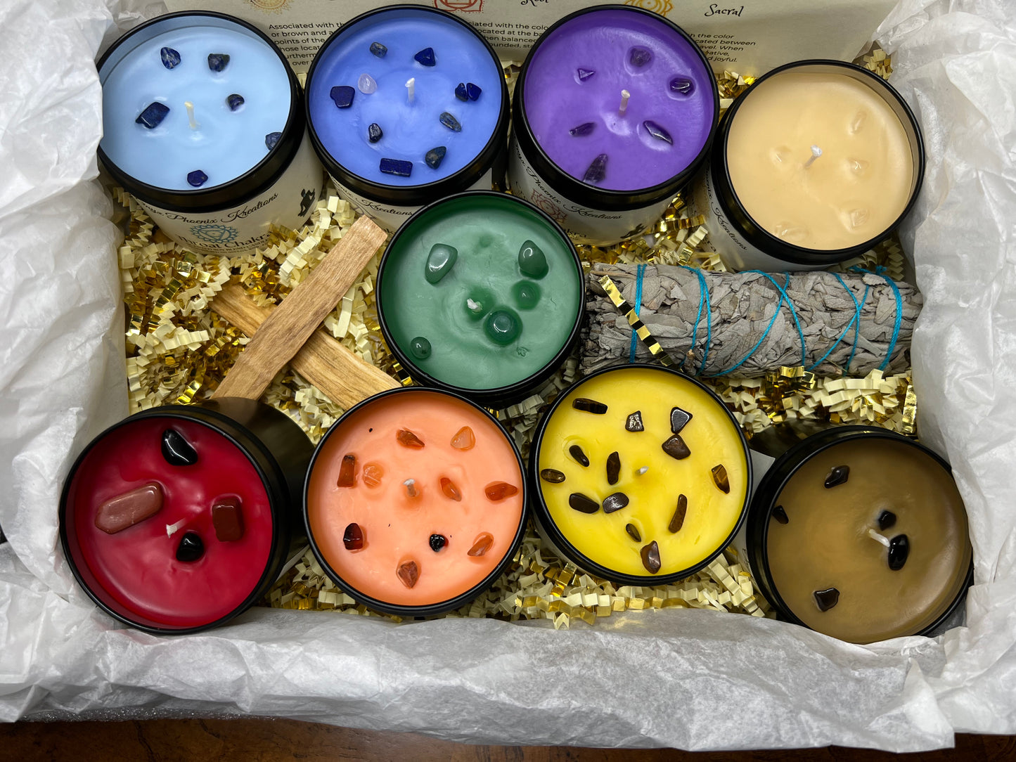 The Nine Healing Chakra Candles