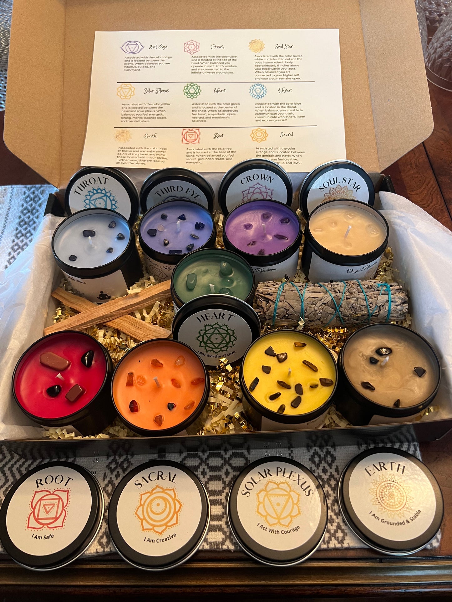 The Nine Healing Chakra Candles