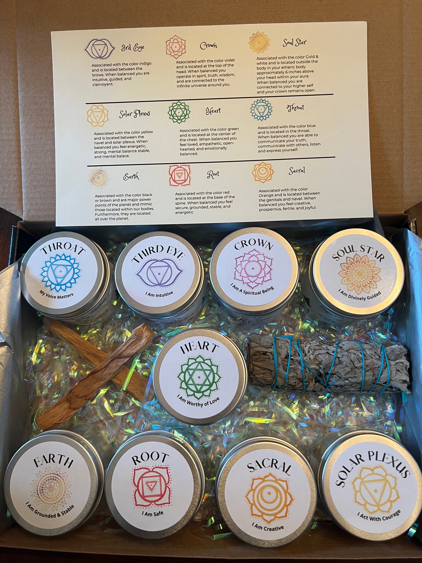 The Nine Healing Chakra Candles