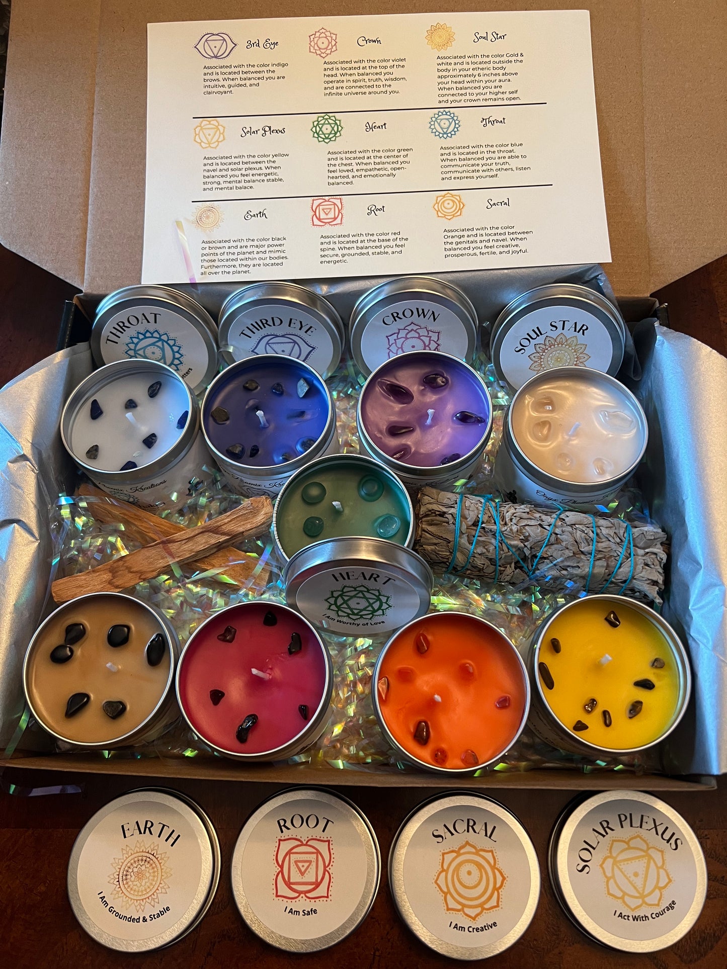 The Nine Healing Chakra Candles