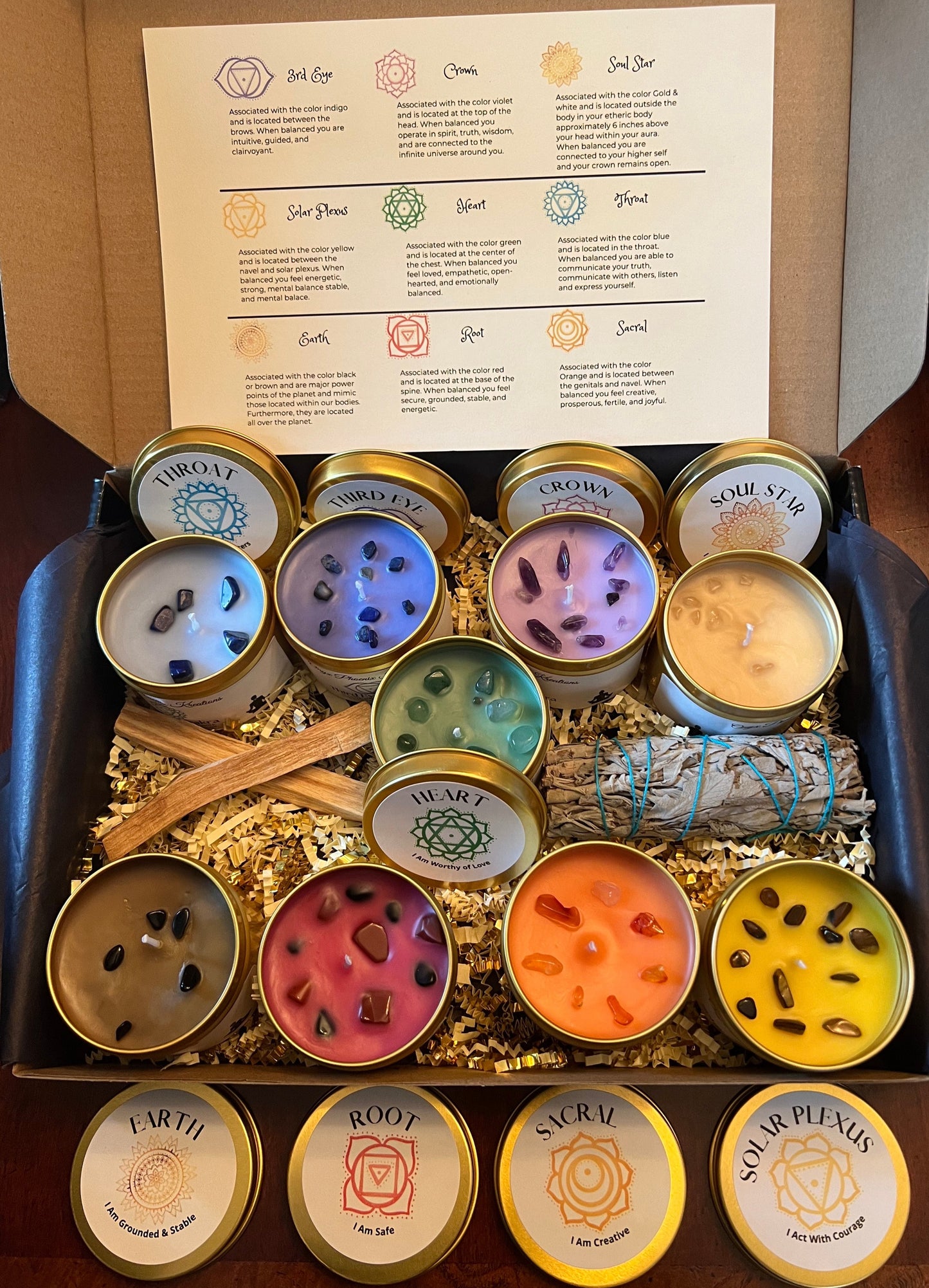 The Nine Healing Chakra Candles